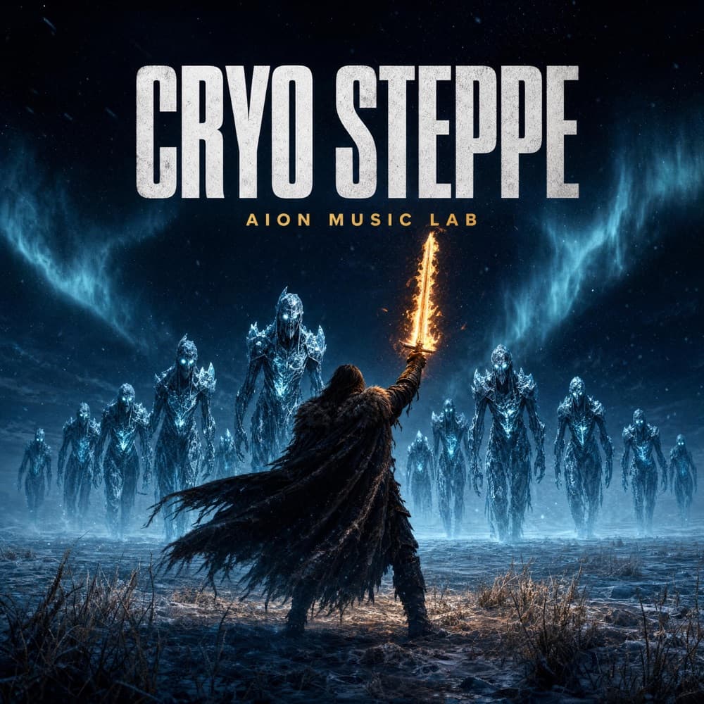 Cryo Steppe — AION Music Lab single cover